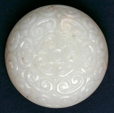 Seal-paste Box of Guri Lacquer Style with Lingzhi Scrolls by Ming Dynasty Chinese School